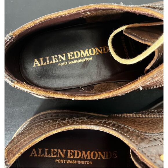 Allen Edmonds strandmok cap toe dress shoes size 7 1/2 main image 4
